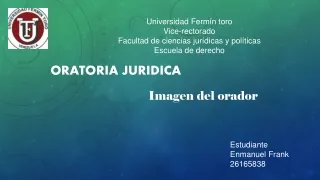 la oratoria