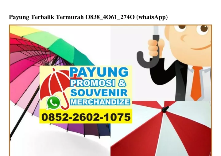 payung terbalik termurah o838 4o61 274o whatsapp