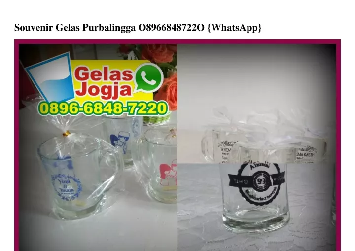 souvenir gelas purbalingga o8966848722o whatsapp