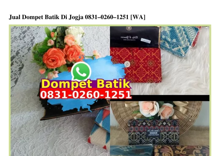 jual dompet batik di jogja 0831 0260 1251 wa