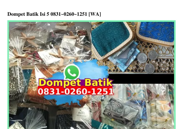 dompet batik isi 5 0831 0260 1251 wa