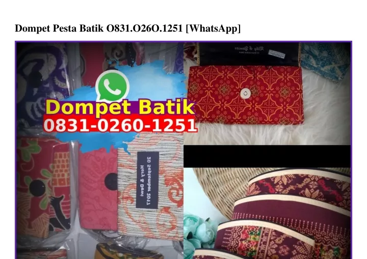 dompet pesta batik o831 o26o 1251 whatsapp