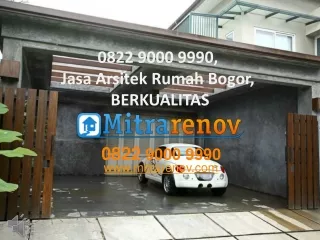 Jasa Arsitek Rumah Bogor, 0822 9000 9990, BERGARANSI