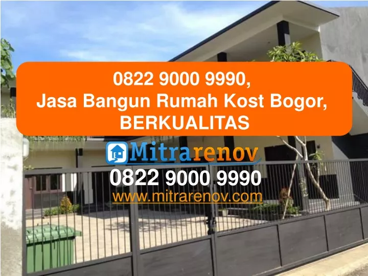 0822 9000 9990 jasa bangun rumah kost bogor