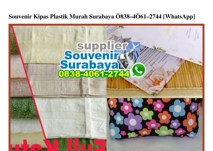 souvenir kipas plastik murah surabaya