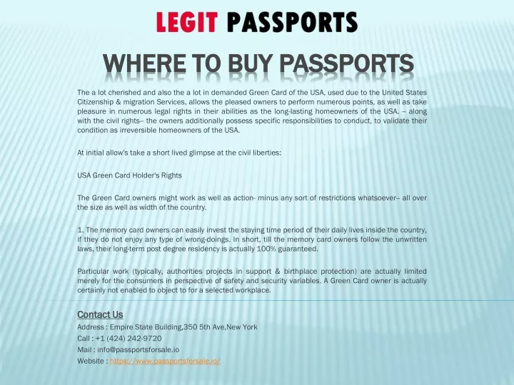 where to buy passports