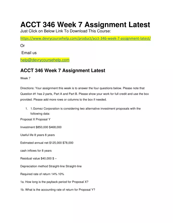 acct 346 week 7 assignment latest just click