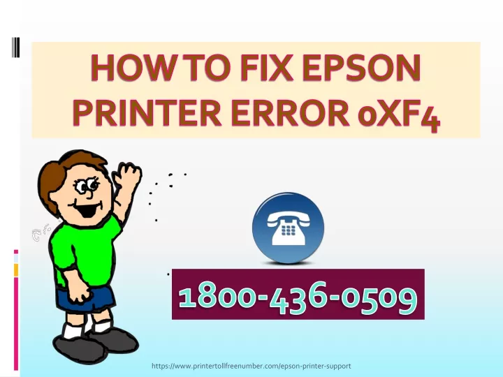 how to fix epson printer error 0xf4