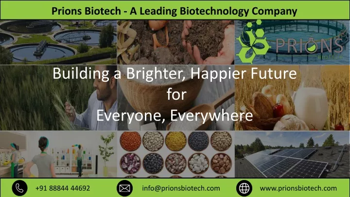 prions biotech a leading biotechnology company