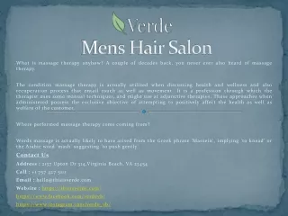 Mens Hair Salon