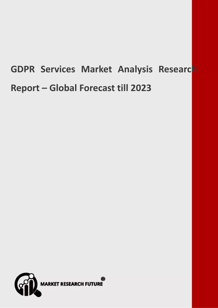 gdpr services market analysis research report
