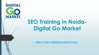 SEO Training in Noida-Digital Go Market