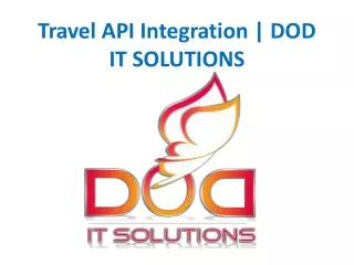 Travel API Integration | DOD IT SOLUTIONS