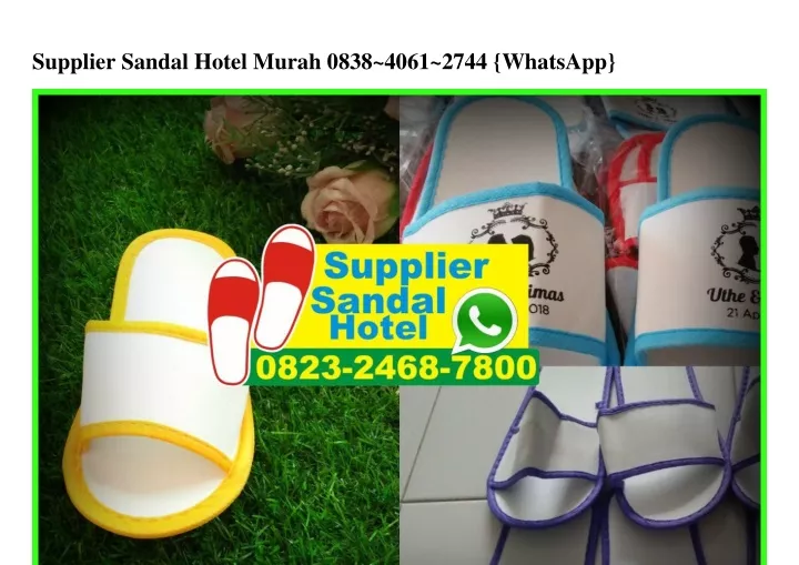 supplier sandal hotel murah 0838 4061 2744