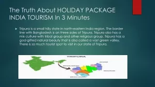 The Truth About HOLIDAY PACKAGE INDIA TOURISM In 3 Minutes