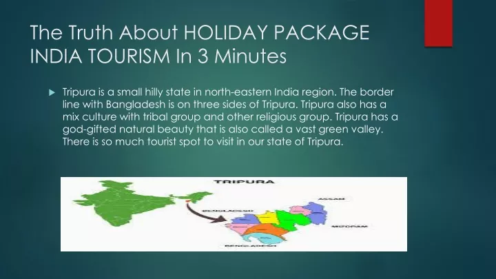 the truth about holiday package india tourism