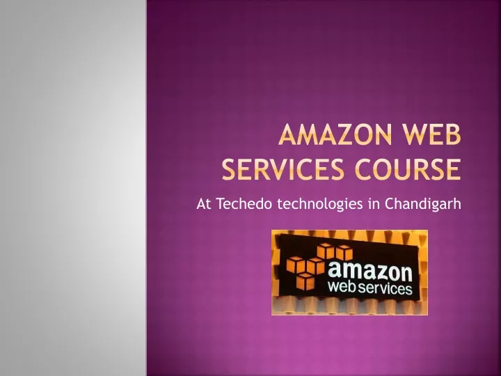amazon web services course