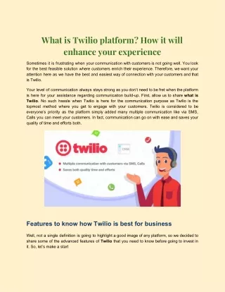 What is Twilio Platform?