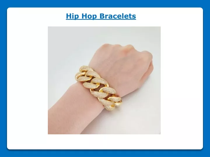 hip hop bracelets
