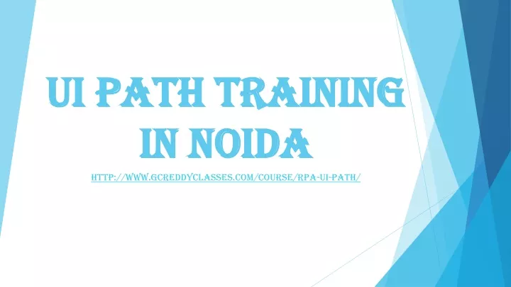 ui path training in noida