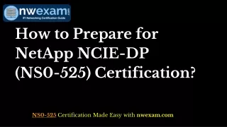 [Updated] Study Guide- NS0-525 Data Protection Specialist (NCIE DP) Exam
