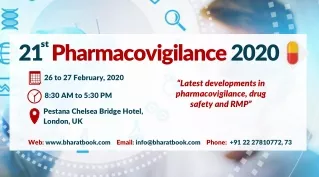 21st Pharmacovigilance 2020