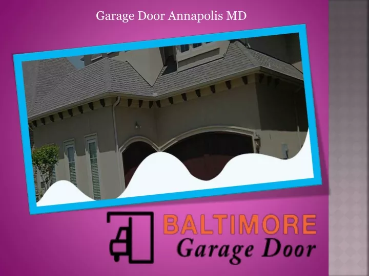 garage door annapolis md