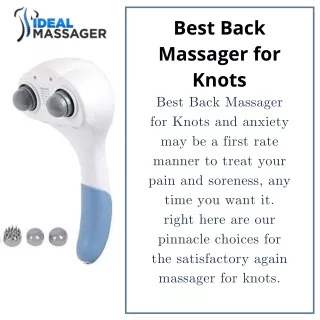 Best Back Massager for Knots