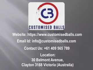 website https www customisedballs com