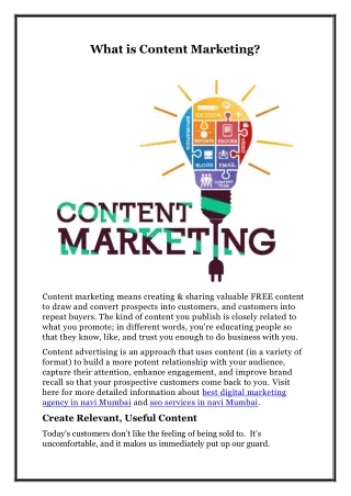 what is content marketing