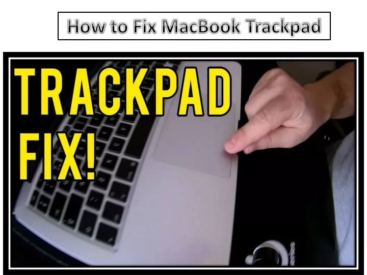 how to fix macbook trackpad