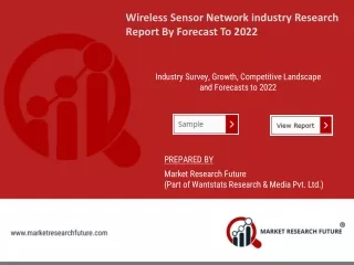 wireless sensor network industry research report