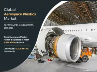 Aerospace Plastics Market is Projected To Grow at a  CAGR of 5.4% from 2019 to 2026
