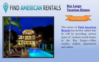 Key Largo Vacation Homes