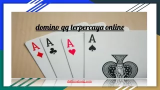 domino qq terpercaya online