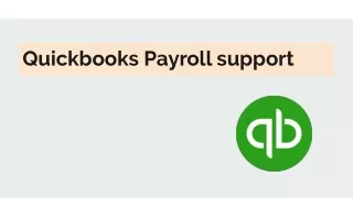 Quickbooks payroll  Support