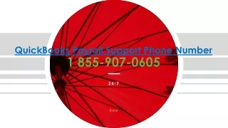 1 855-907-0605 QuickBooks Payroll Support Phone Number