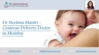 Dr Neelima Mantri - Cesarean Delivery Doctor in Mumbai