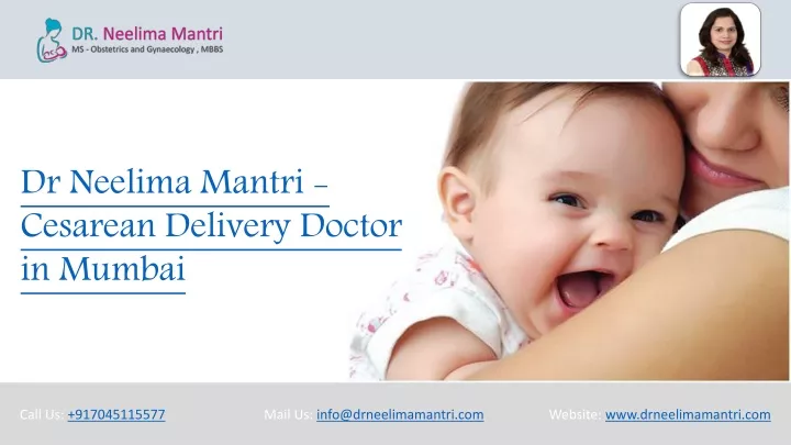 dr neelima mantri cesarean delivery doctor
