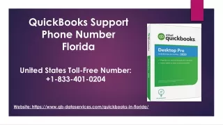 QuickBooks Support Phone Number Florida 1-833-401-0204