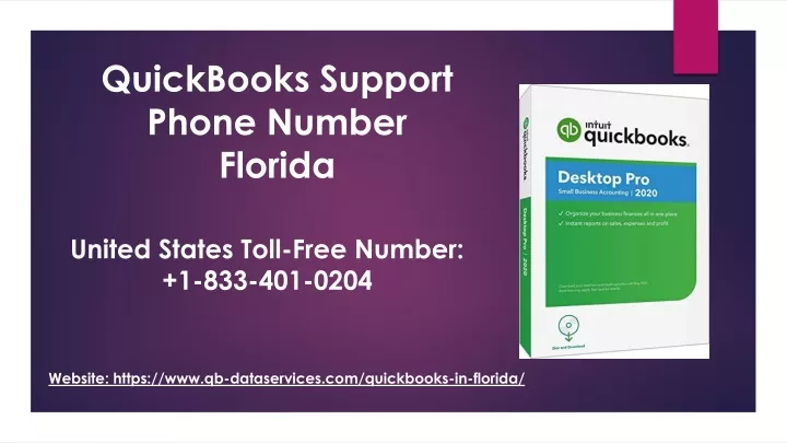 quickbooks support phone number florida