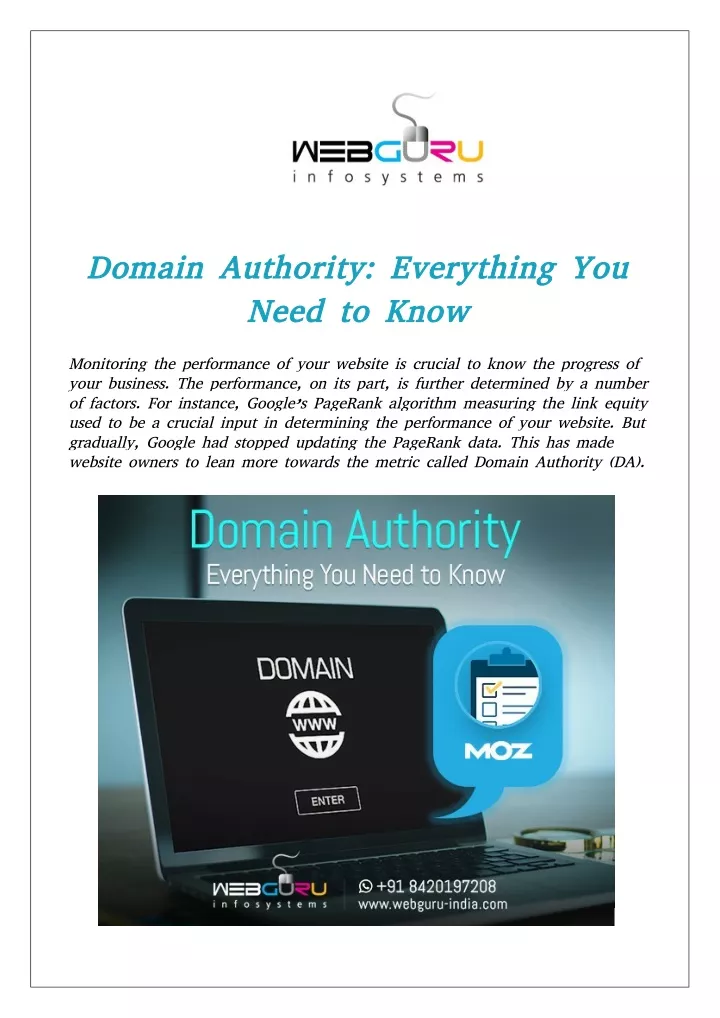 domain authority everything you domain authority
