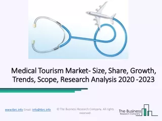 Medical Tourism Market Size, Dynamics, Growth Rate and Forecast 2020 to 2022