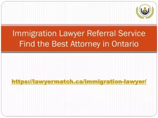 Find the Best Attorney in Ontario