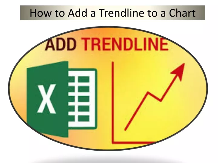 how to add a trendline to a chart