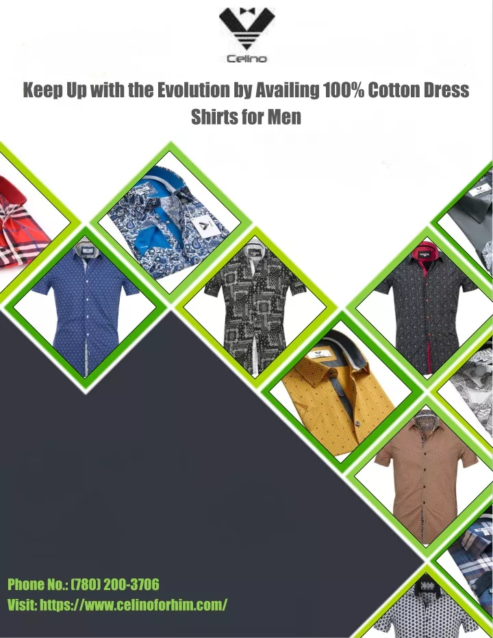 keep up with the evolution by availing 100 cotton