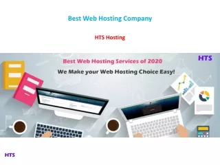 Best Web Hosting Company