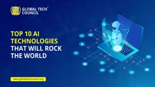 Top 10 AI Technologies That Will Rock the World