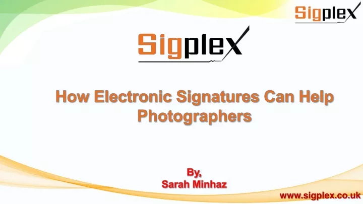 how electronic signatures can help photographers