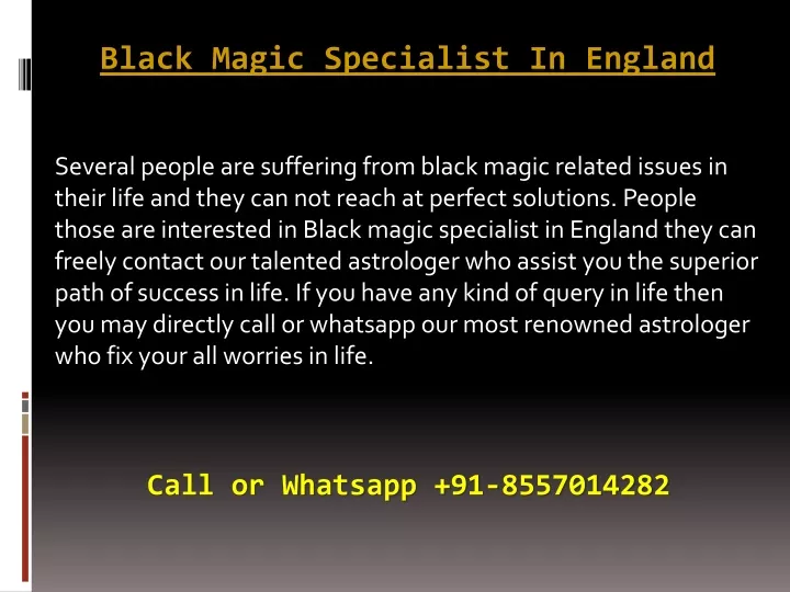 black magic specialist in england